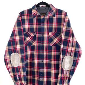 Vintage VOLCOM Youth Liberation Men’s Flannel with Elbow Pads - Size XL